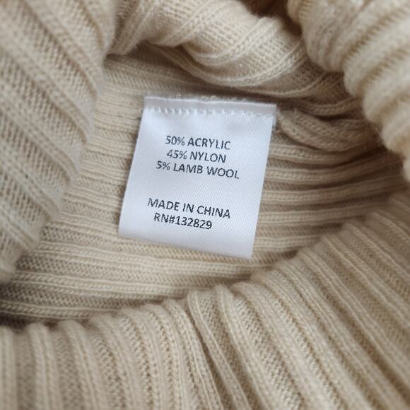 Lovers and Friends Booker Sweater Cream Long Sleeve Off The Shoulder Size XS - Picture 9 of 10